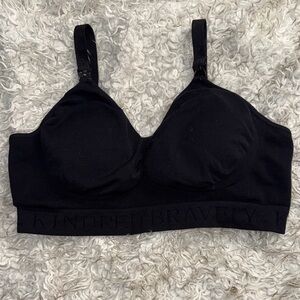 Kindred Bravely Midnight Black Nursing Bra